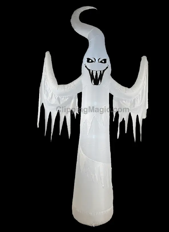 12' Airblown Inflatable Spooky Ghost Halloween Decoration 1