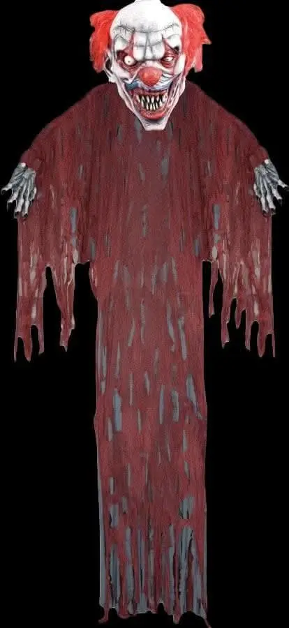 12' "Evil Clown" Hanging Halloween Decoration 1