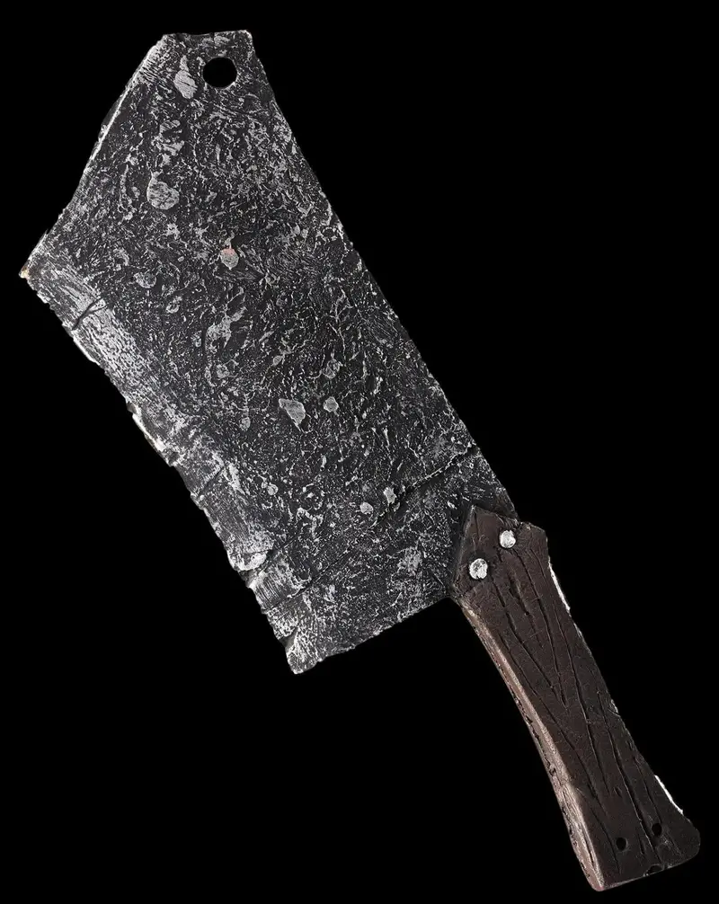 "15 Inch Wood Cleaver" Horror Weapon Halloween Prop 1