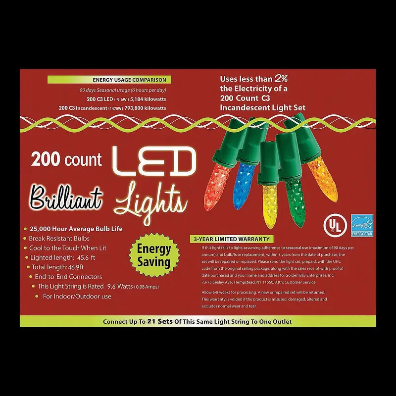 200L Mu Holiday Led Lights - C3 Style 1