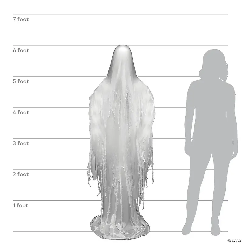 6 Ft. Rising Ghost Halloween Animatronic Decoration 2