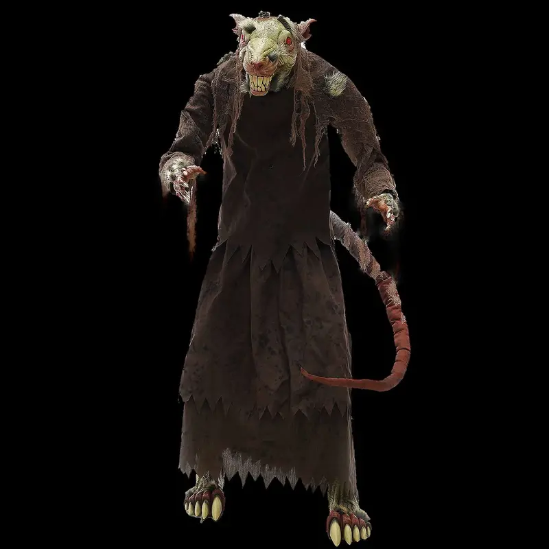 60" Mangey Rat Halloween Animatronic Decoration 1