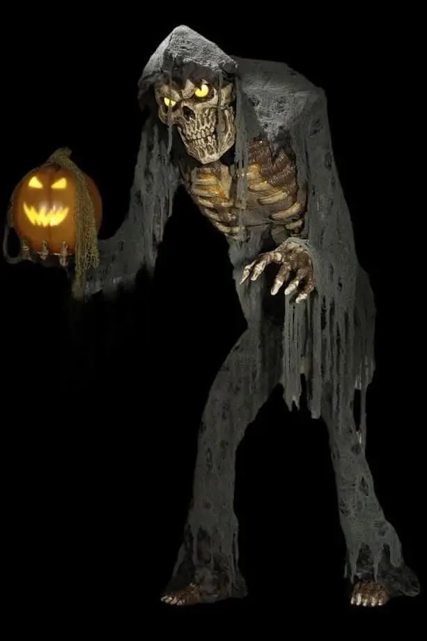 7 Foot Tall Prowling Jack Halloween Animatronic Decoration 1