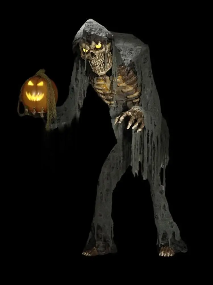 7 Foot Tall Prowling Jack Halloween Animatronic Decoration 2