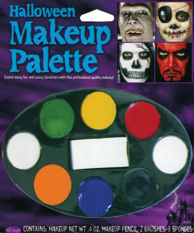 "8 Color Face Paint" Pro-Quality Halloween Makeup Kit 1