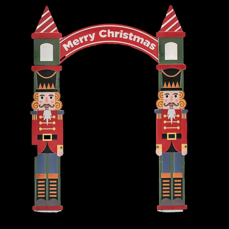 8 Ft. Nutcracker Iron Archway Christmas Decoration 1