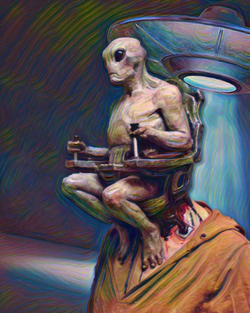Alien Mind Control Poster 1