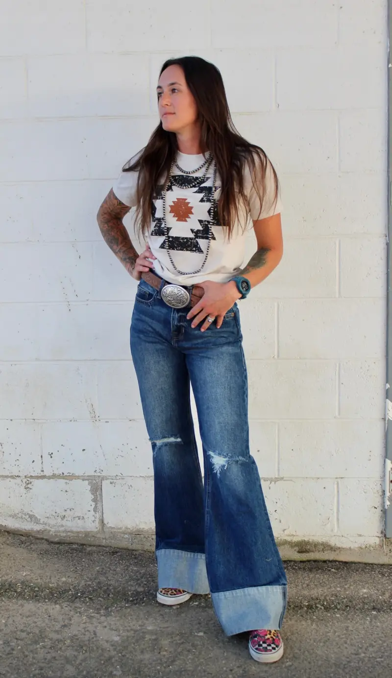 Allie Flare Jean 1