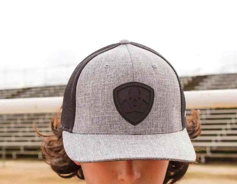Ariat Black Patch Hat 1