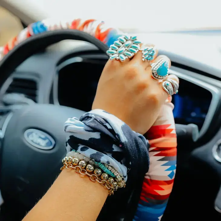 Aztec Steering Wheel Cover 1