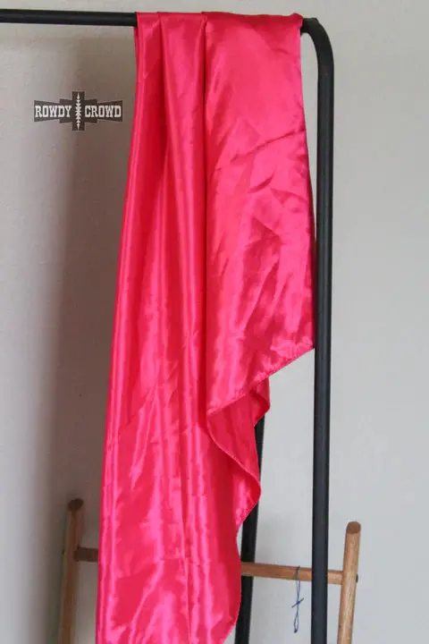 Basics Wild Rag-Hot Pink 1