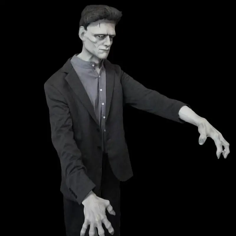 "Black And White Frankenstein" Professional Halloween Prop 1