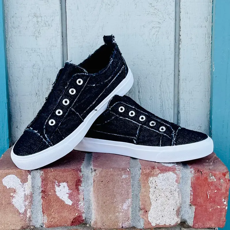Black Betty Canvas Shoe 1