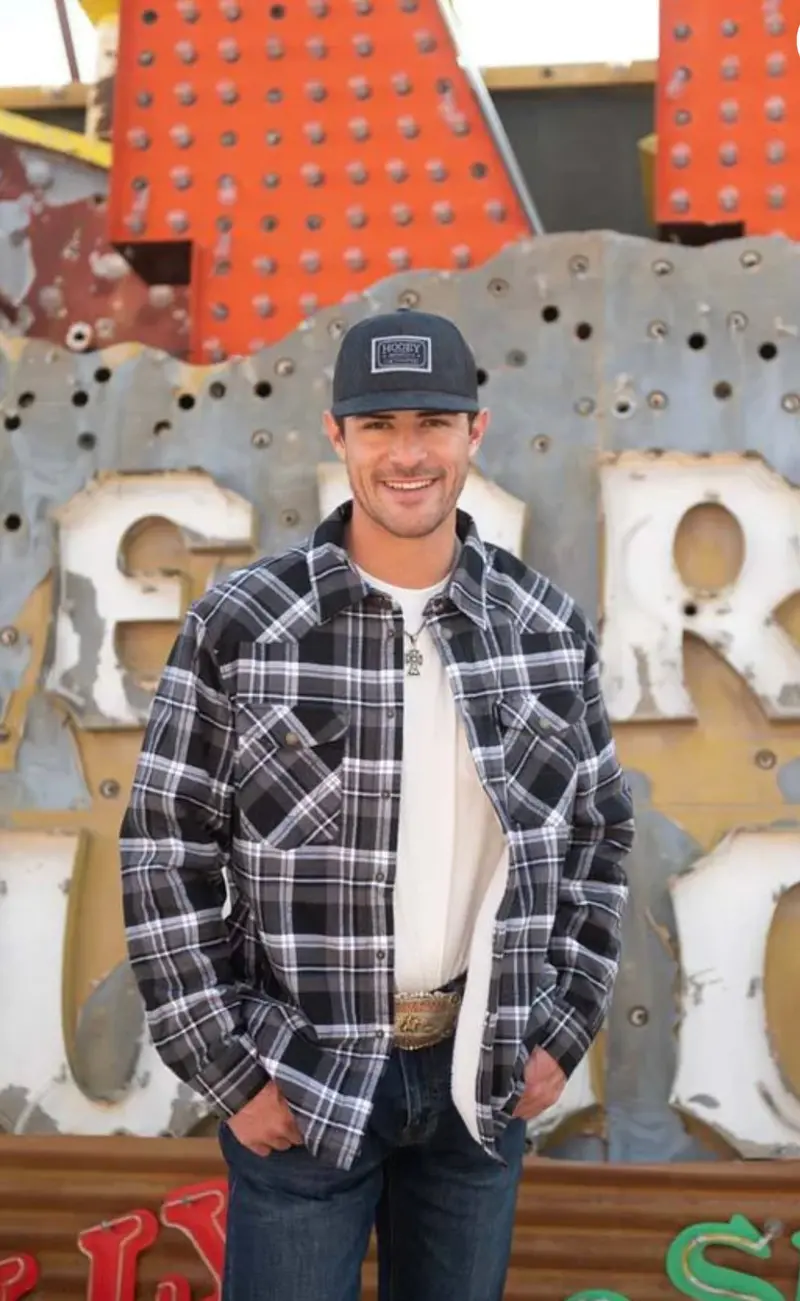 Black Plaid Flannel Jacket 1