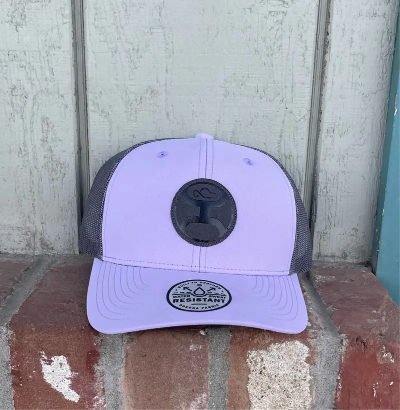 Blush Purple/Grey Hooey Hat 1
