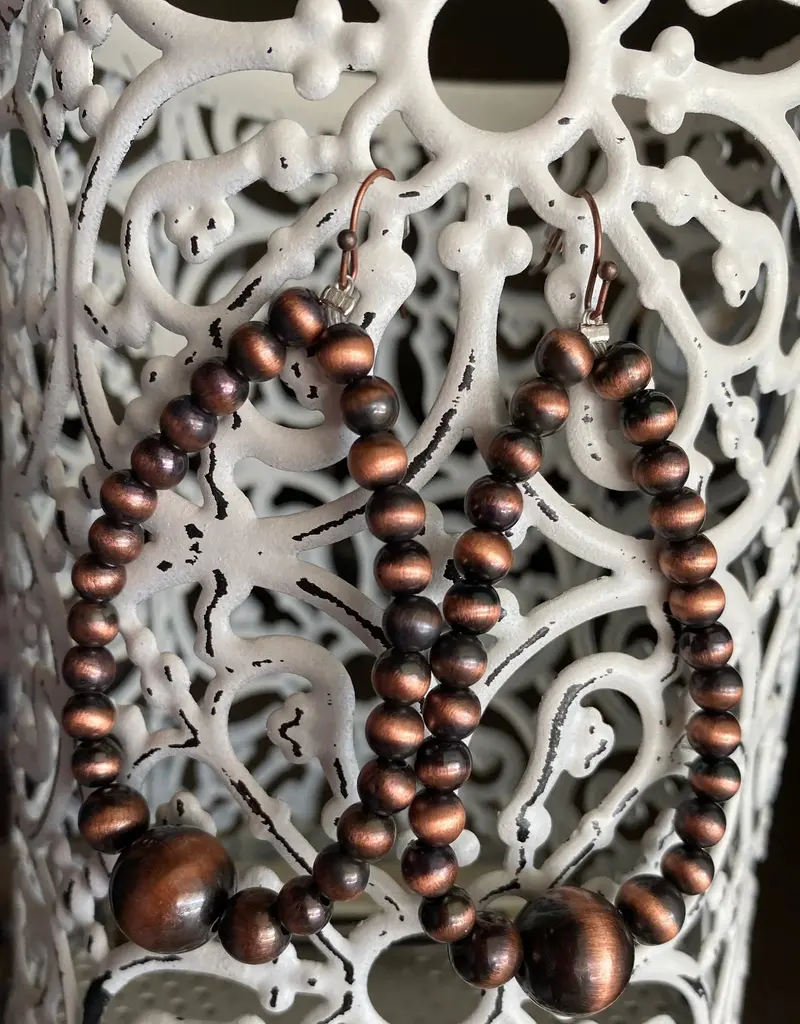 Brown Drop Earrings 1
