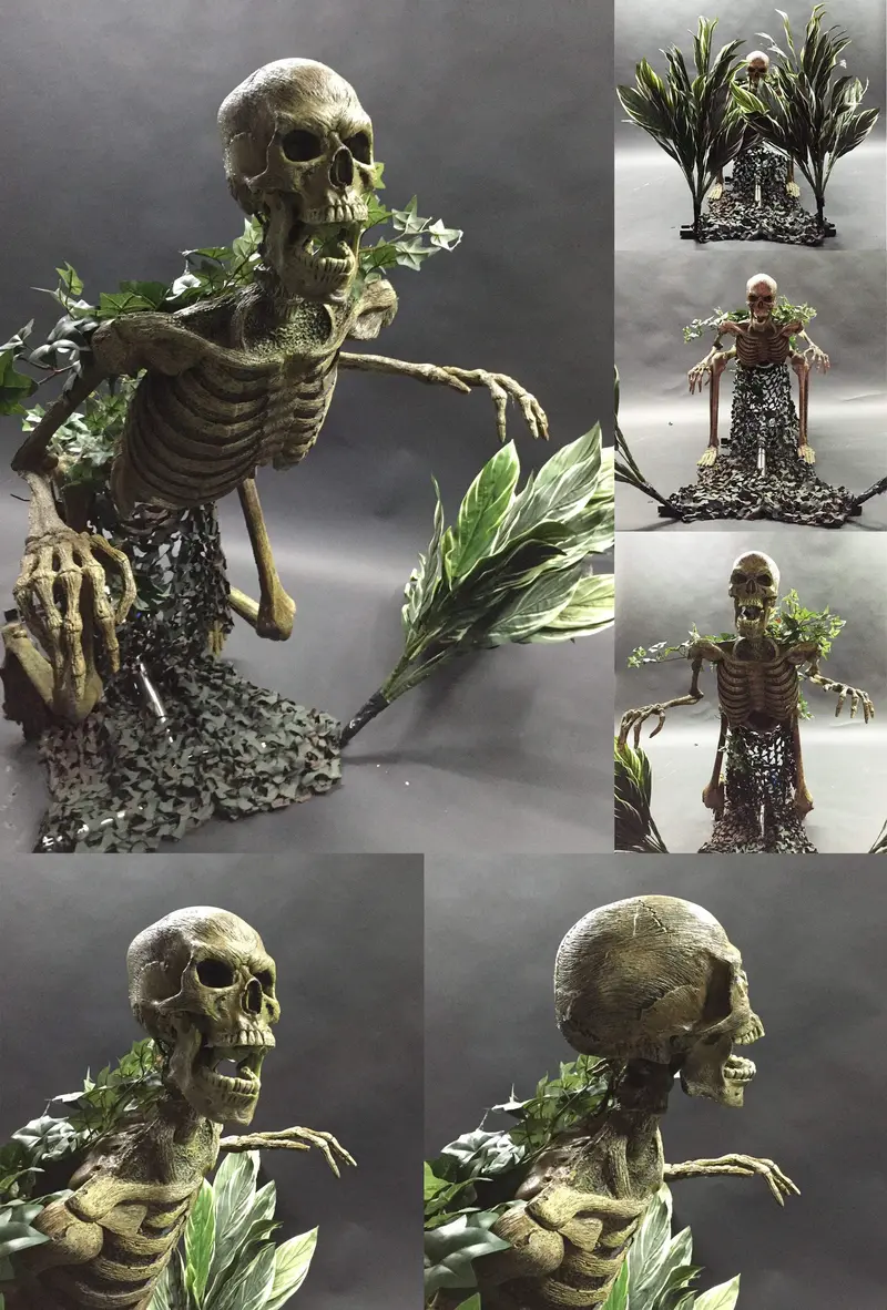 "Bushwacker Extreme" Skeleton Halloween Animatronic 1