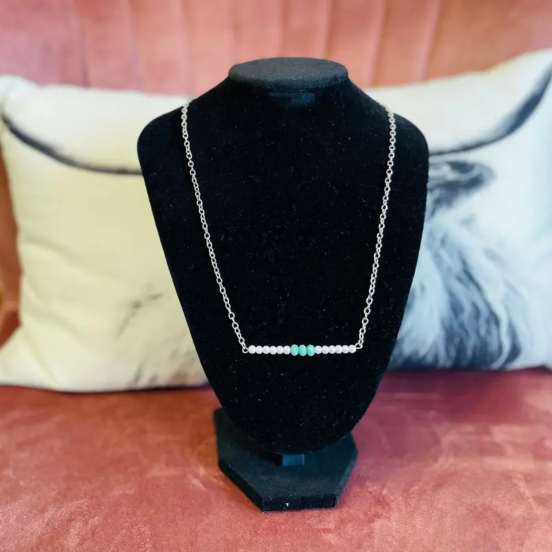 Button Down Bar Necklace 1