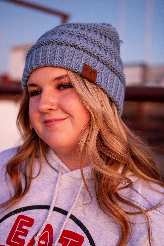C.C. Beanie - Denim 1