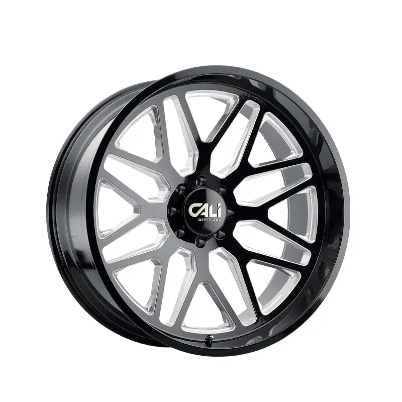 Cali Off-Road Invader 20X12 6-139.7 106.1 Hub -51 Offset Black Wheel Rim 1