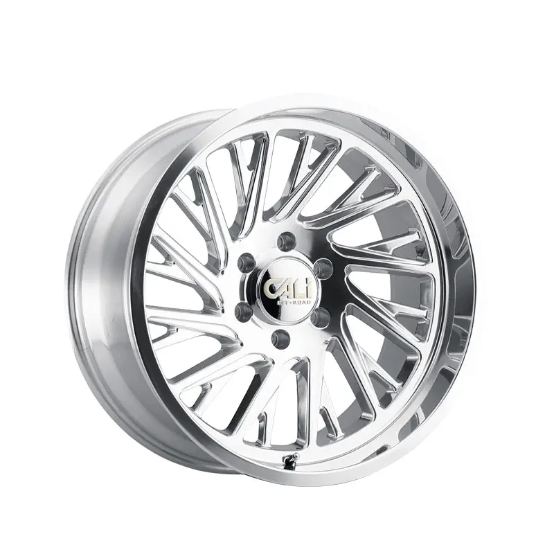 Cali Off-Road Purge 20X10 8-170 125.2 Hub -25 Offset Silver Wheel Rim 1