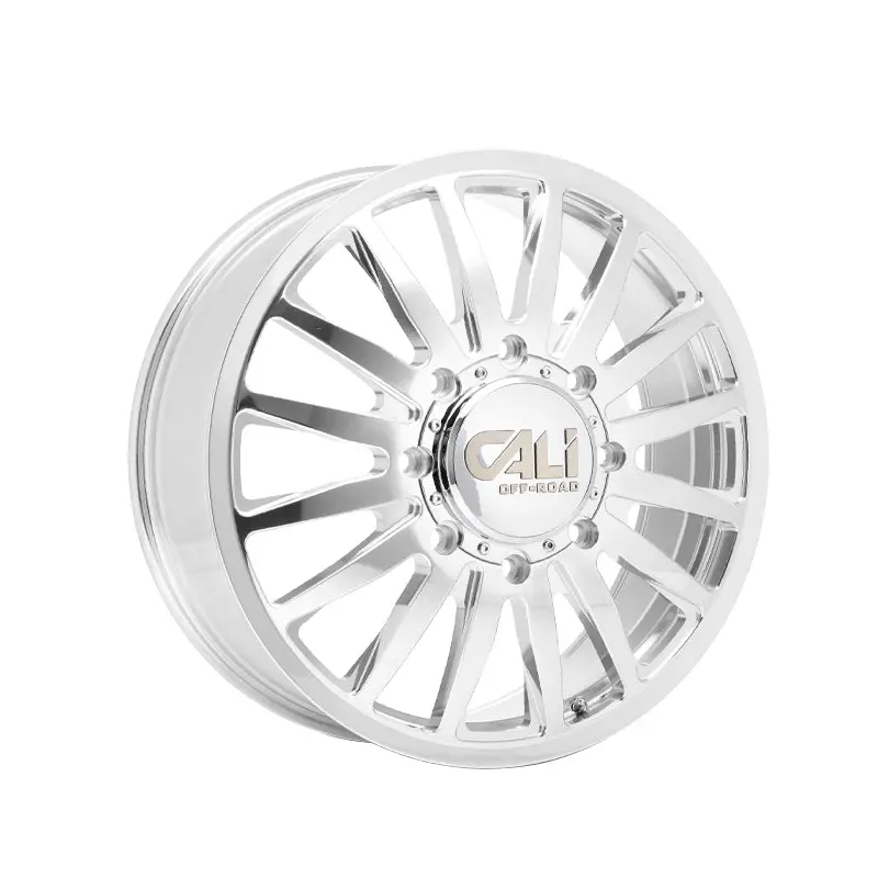 Cali Off-Road Summit Dually 20X8.25 8-210 154.2 Hub -232 Offset Silver Wheel Rim 1