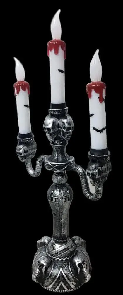 "Candelabra Light Up" Haunted House Lighting Prop 1