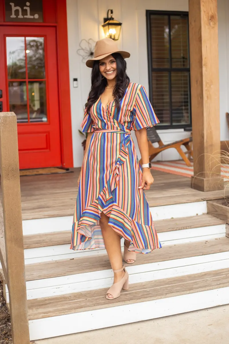 Caribbean Babe Wrap Dress 1
