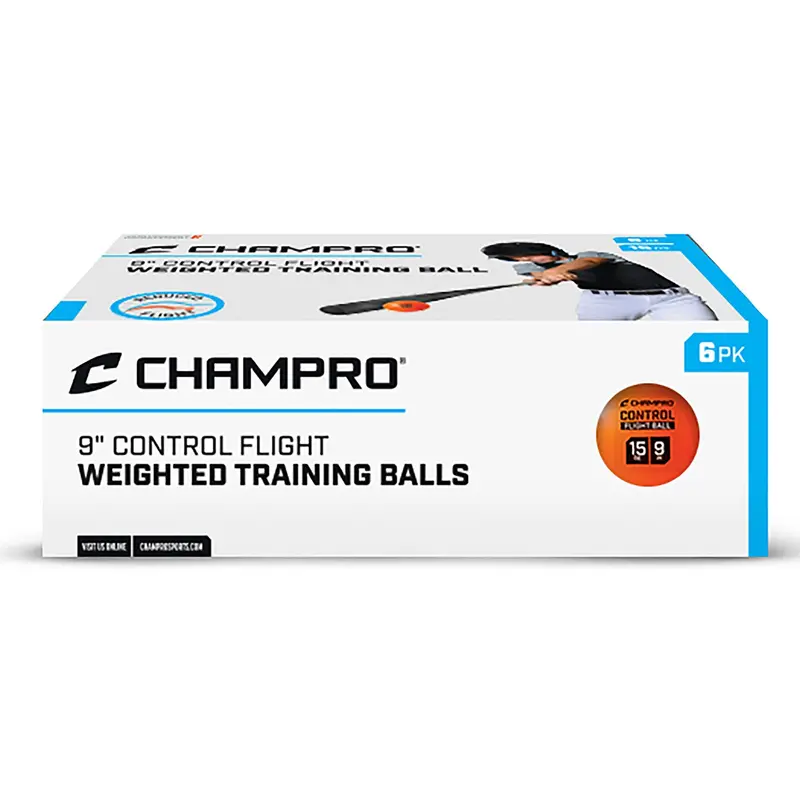 Champro Control Weighted Ball (9In) 6 Pack 1