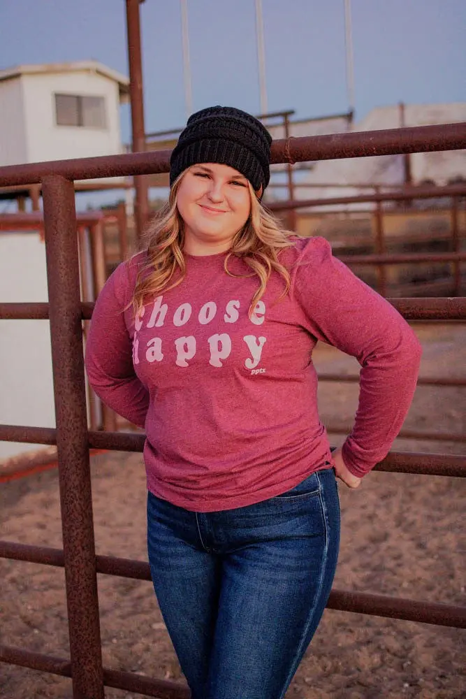 Choose Happy Long Sleeve 1