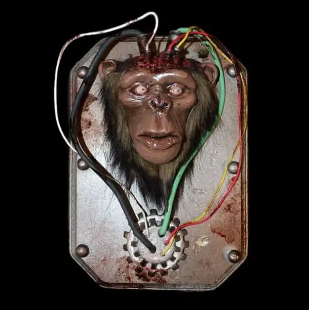 Chop Top Monkey Halloween Prop 1