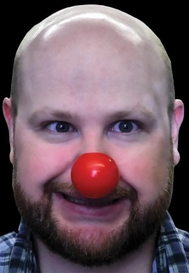 "Clown Nose - Plastic" Halloween Costume Accessory 1
