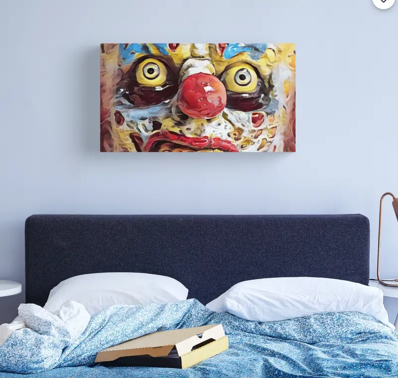 Clownin Around Canvas Print 1