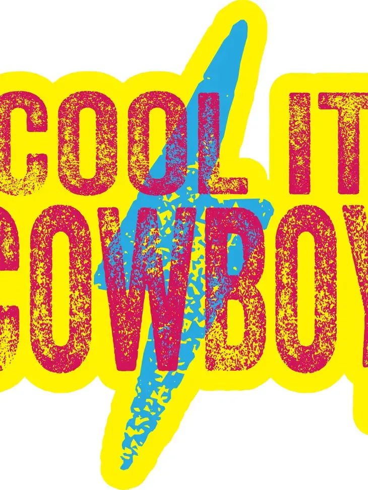 Cool It Cowboy Sticker 1