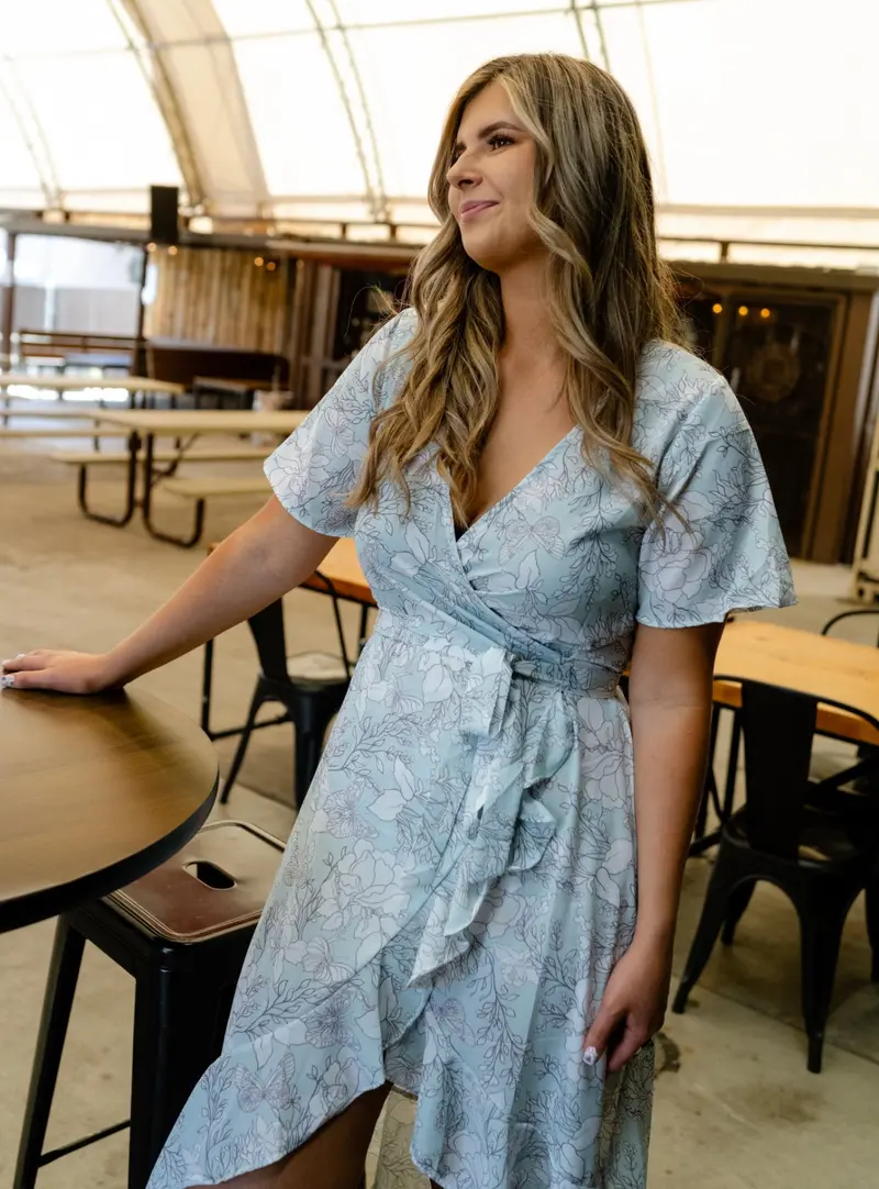 Countryside Drive Wrap Dress 1