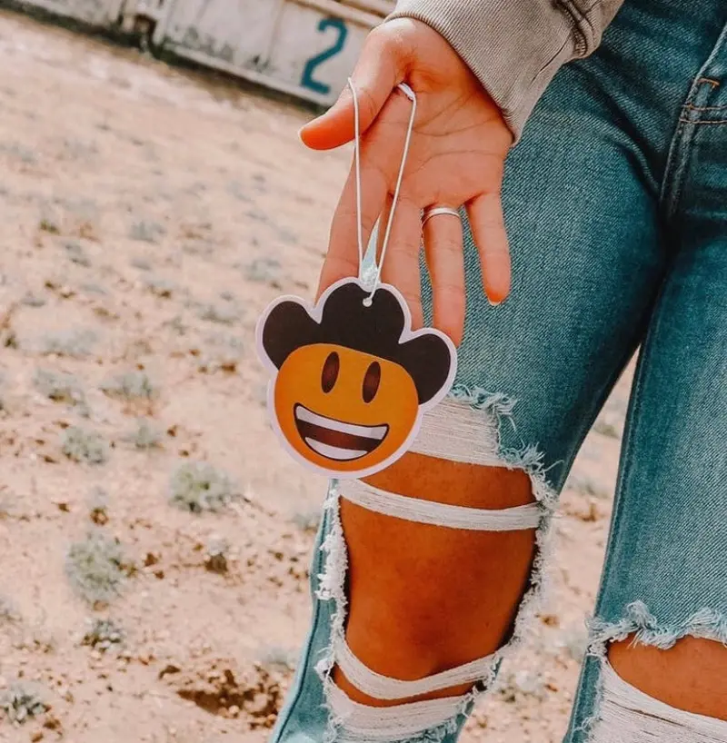 Cowboy Smiley Air Freshener 1