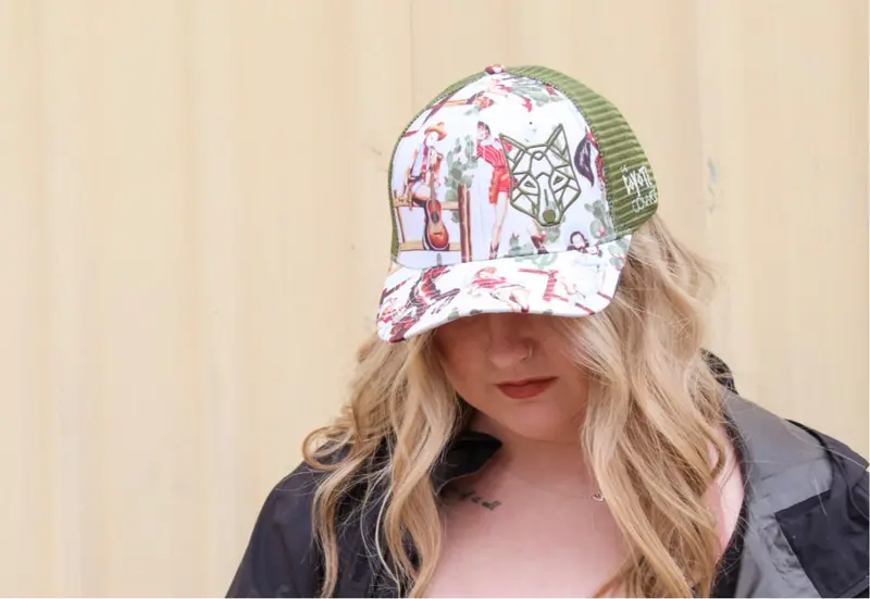 Cowgirl Olive Hat 1