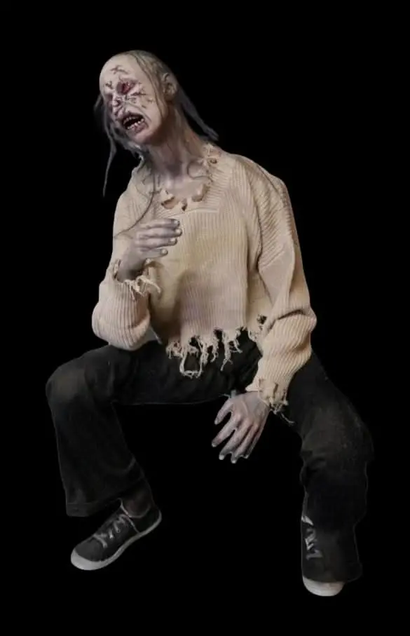 "Crouching Carmen" Professional Full Body Halloween Prop 1