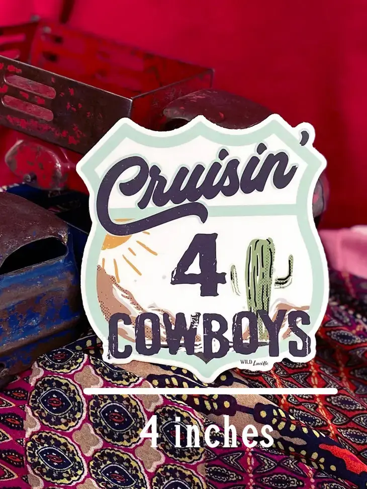 Cruisin 4 Cowboys Sticker 1