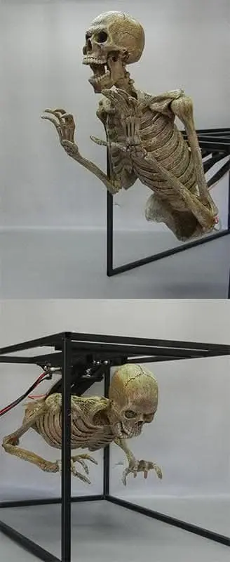 "Crypt Dweller" Skeleton Halloween Animatronic 1