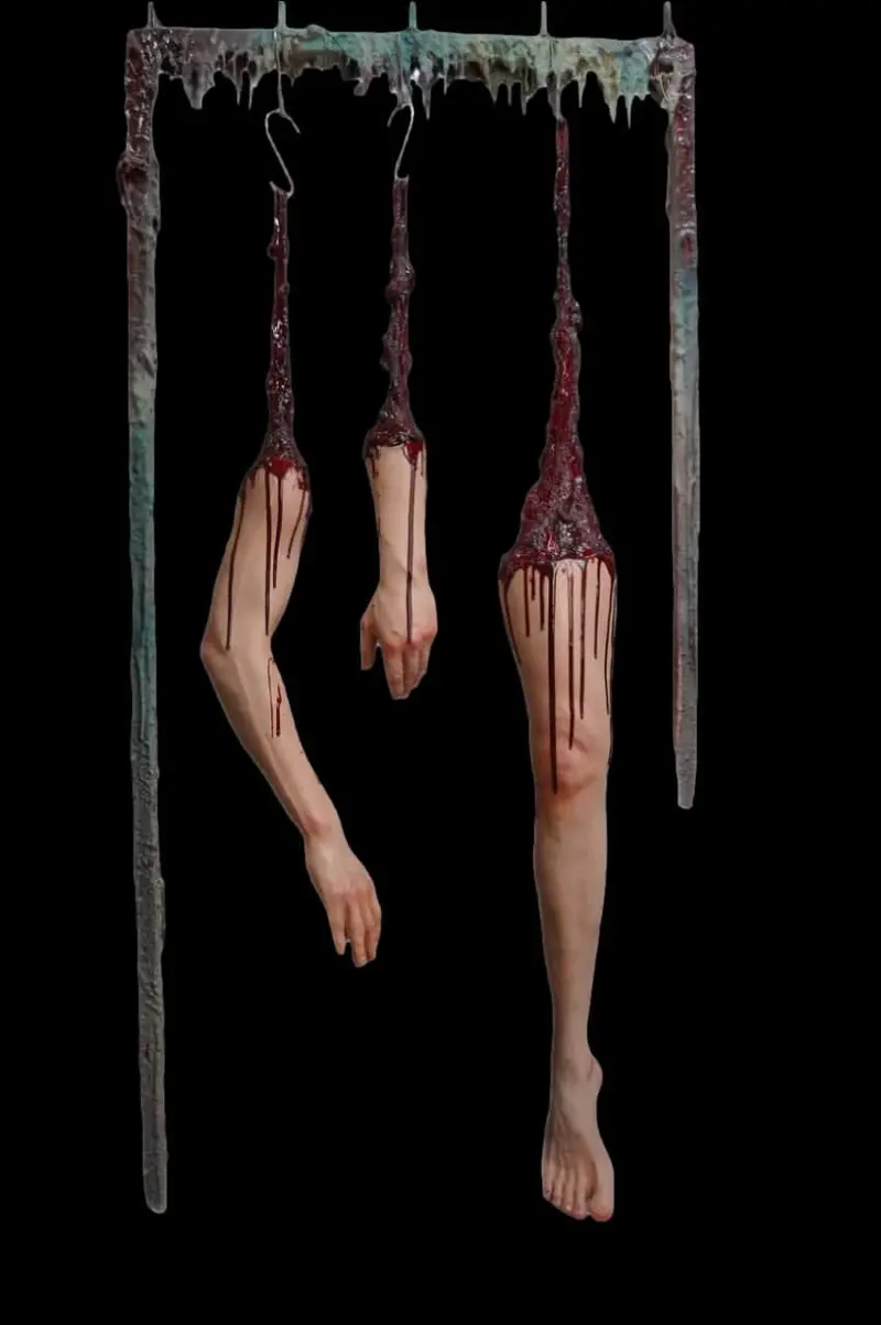 Dangler Bloddy Body Part 3 Piece Combo Halloween Prop 1