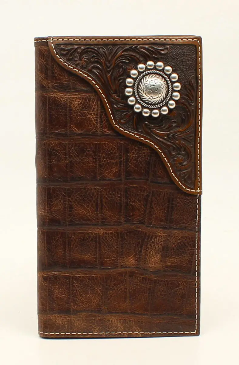 Dark Brown Rodeo Wallet 1