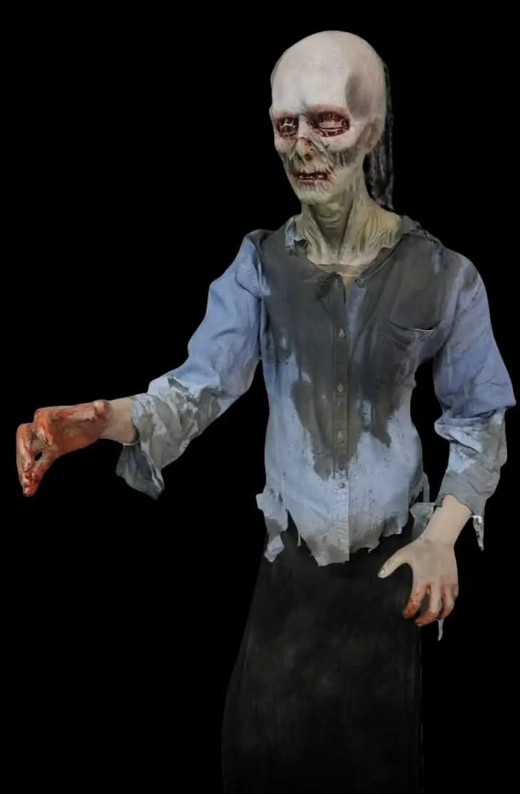 "Death Nell" Zombie Professional Full Body Halloween Prop 1