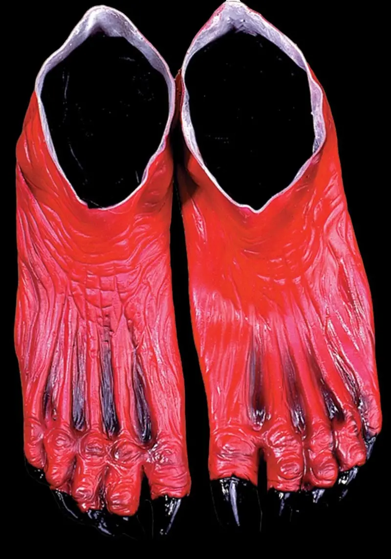 "Devil Feet - Satan Feet" Halloween Costume Accessory 1