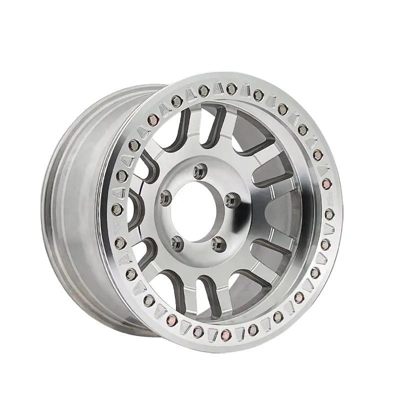 Dirty Life Canyon Race 20X10 8-165.1 130.8 Hub -44 Offset Silver Wheel Rim 1