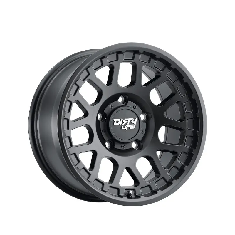Dirty Life Mesa 17X9 5-127 78.1 Hub -12 Offset Black Wheel Rim 1