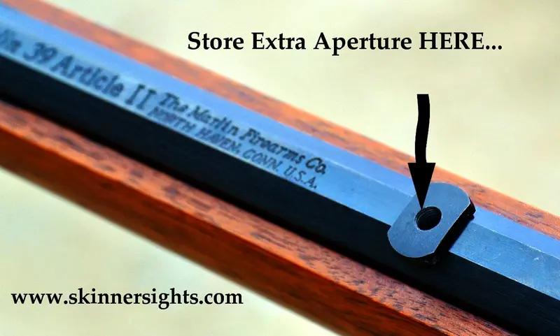 Dovetail Sight Blank W/ Aperture Storage 1
