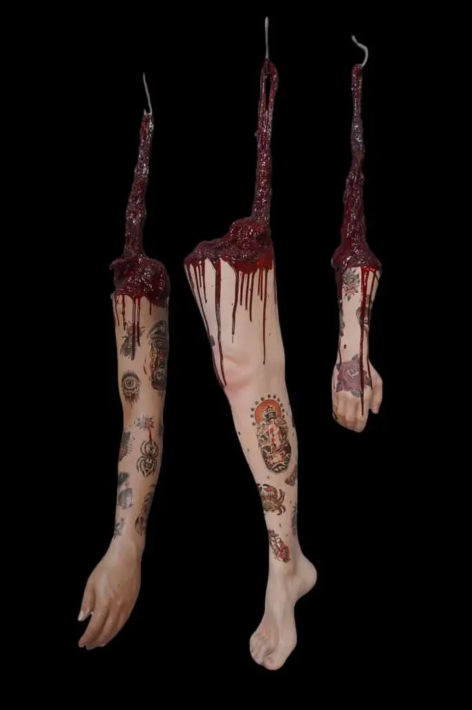 Dura Dangler Bloody Body Part 3 Piece Combo With Tattoos 1