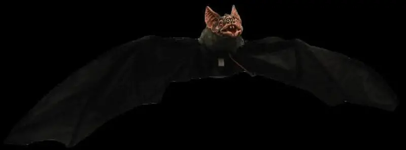 "Electronic Bat" Hanging Halloween Prop 1