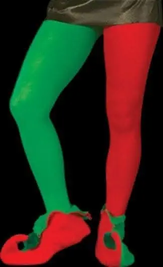 "Elf Tights" Womens Halloween Costume Accessory 1